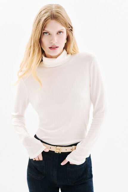 T-shirt Tlili ecru donna