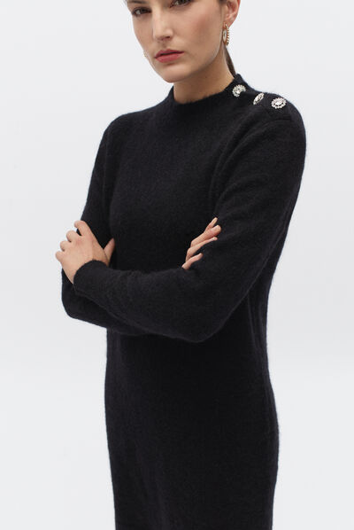 robe cameron noir femme