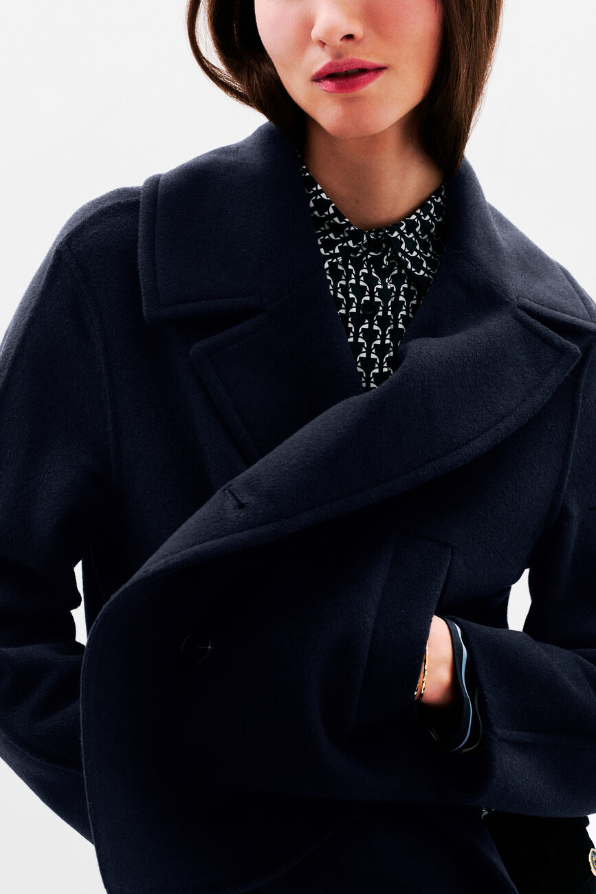 Manteau gaiac bleu marine femme