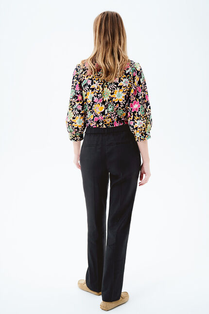 Pantalon pierrot noir femme