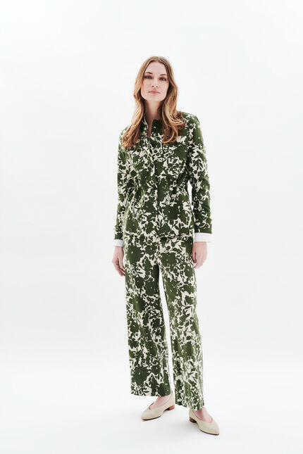 Pantalon Panda vert kaki femme
