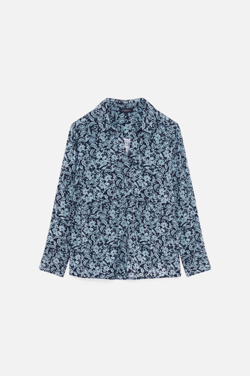 Blouse lovely bleu ciel femme