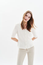 Tevelina t-shirt ecru woman
