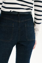 Pelleydenim2 trousers raw denim woman