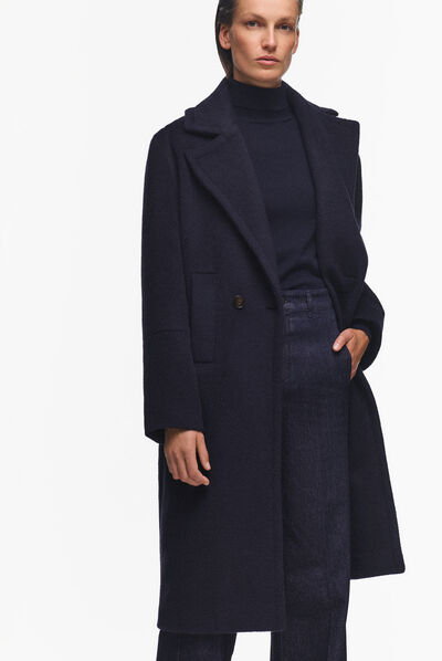 manteau numero 1 bleu marine femme