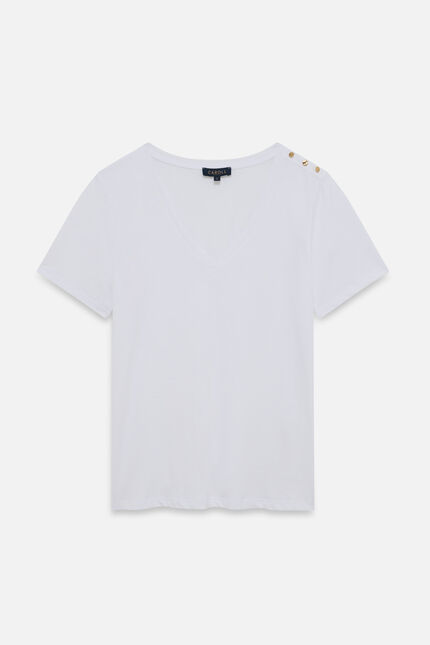 T-shirt Manon bianco donna