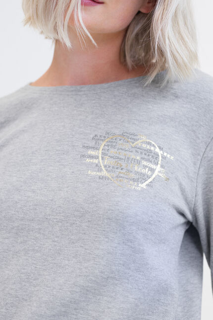 Felpa Ines grigio donna