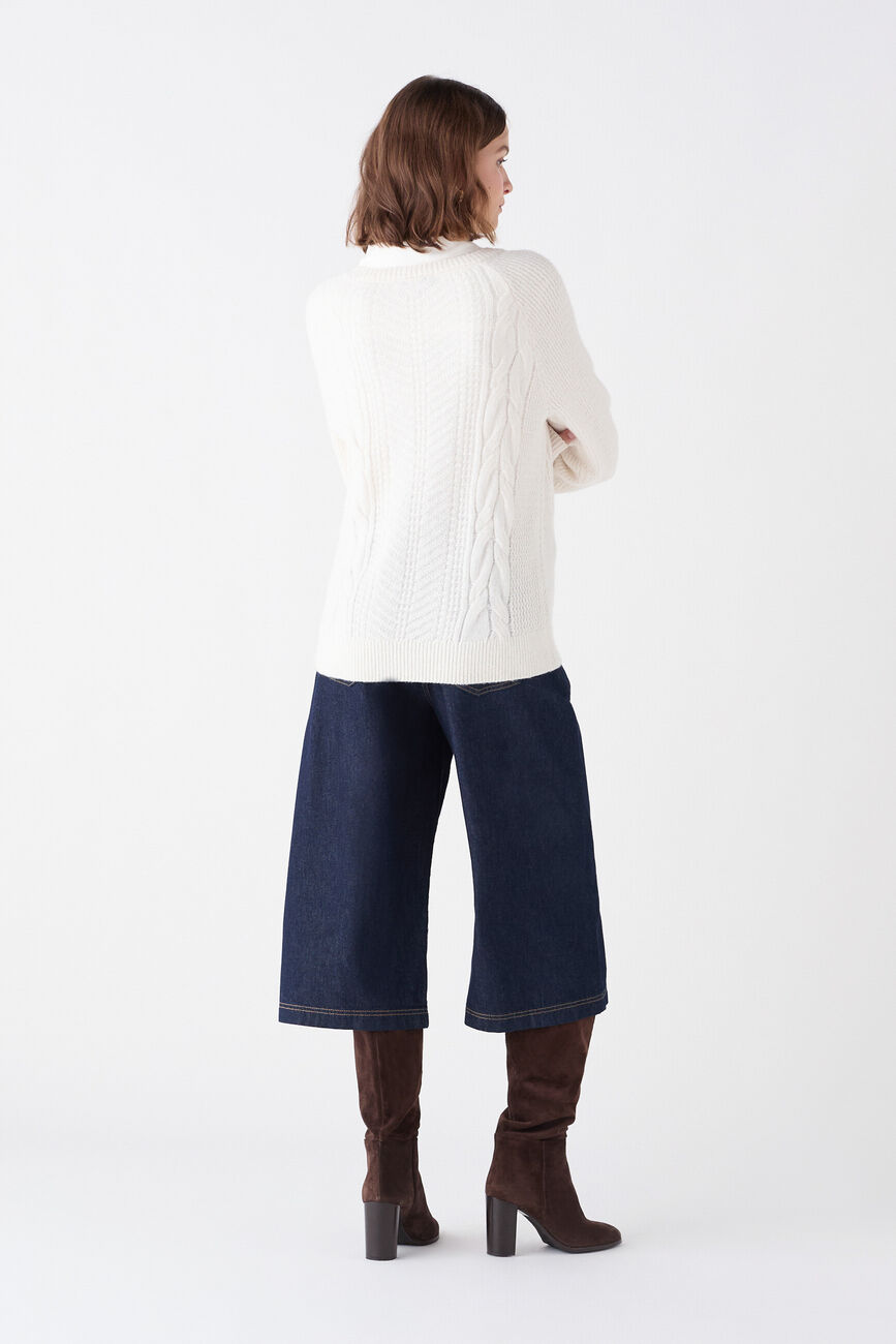 Sweater mronald ecru woman