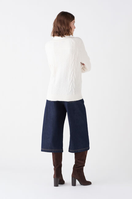Sweater mronald ecru woman