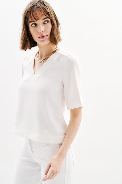 Bluse Cnoe naturfarben damen