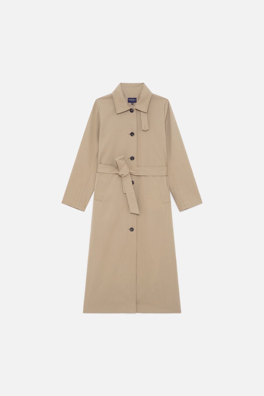 Trench Gelisolo taupe femme