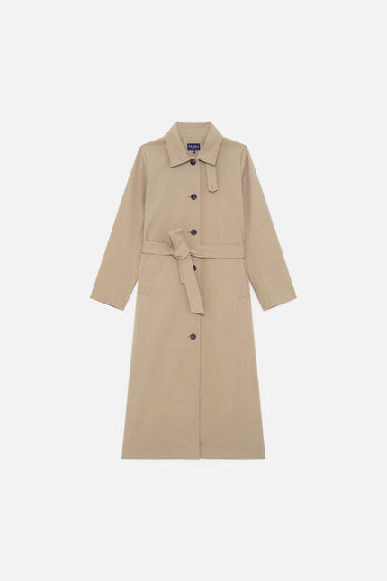 Trench Gelisolo taupe femme