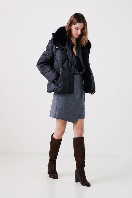 Manteau gavony noir femme