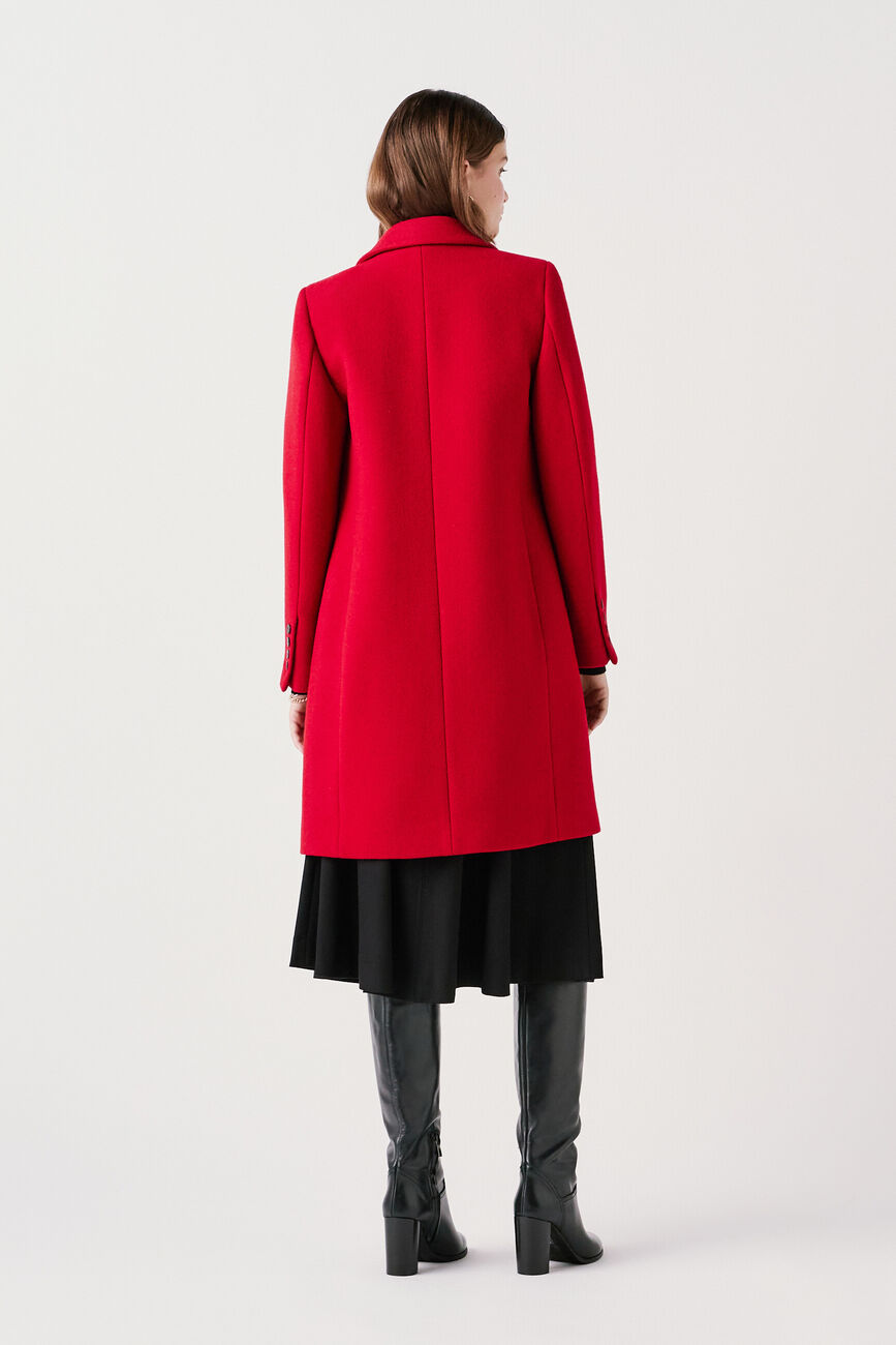 Manteau Gerard rouge femme