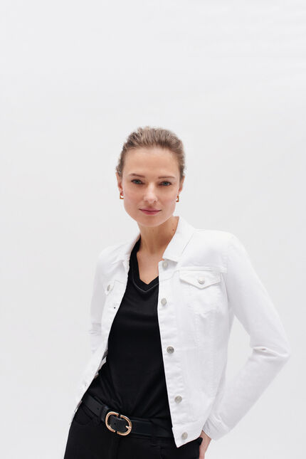 veste holiday blanc femme