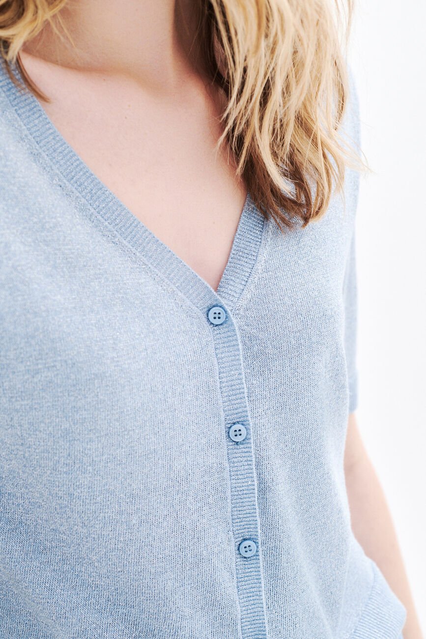 Jersey Milly azul grisáceo mujer