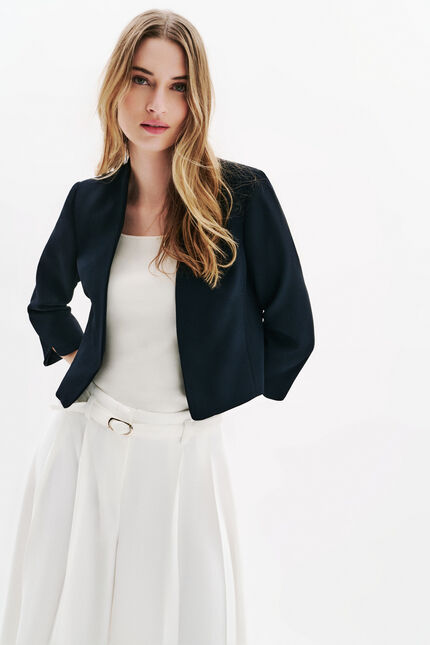 Veste vangela bleu marine femme