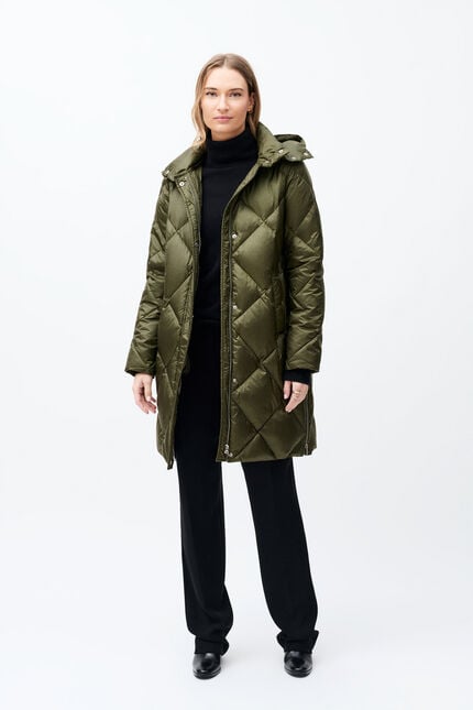 gavone puffer coat light green woman Gavone puffer coat light green woman