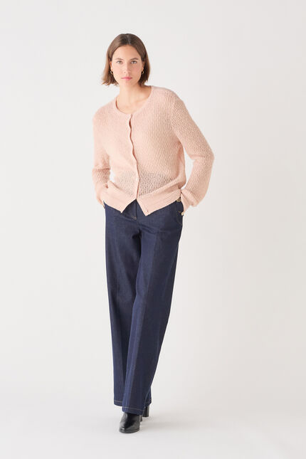Chaleco Mjade rosa salmón mujer