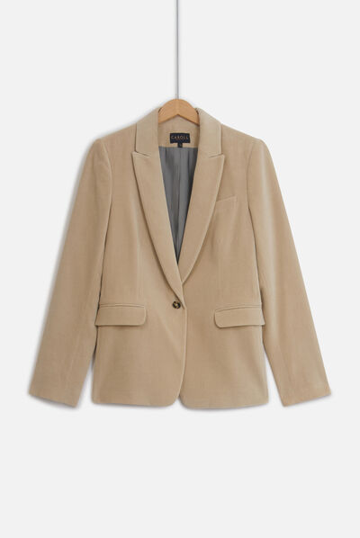 Blazer Aurora beige donna
