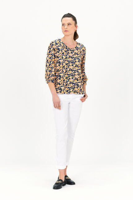 T-shirt tifania bleu violet femme