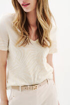 Tmario t-shirt cream woman