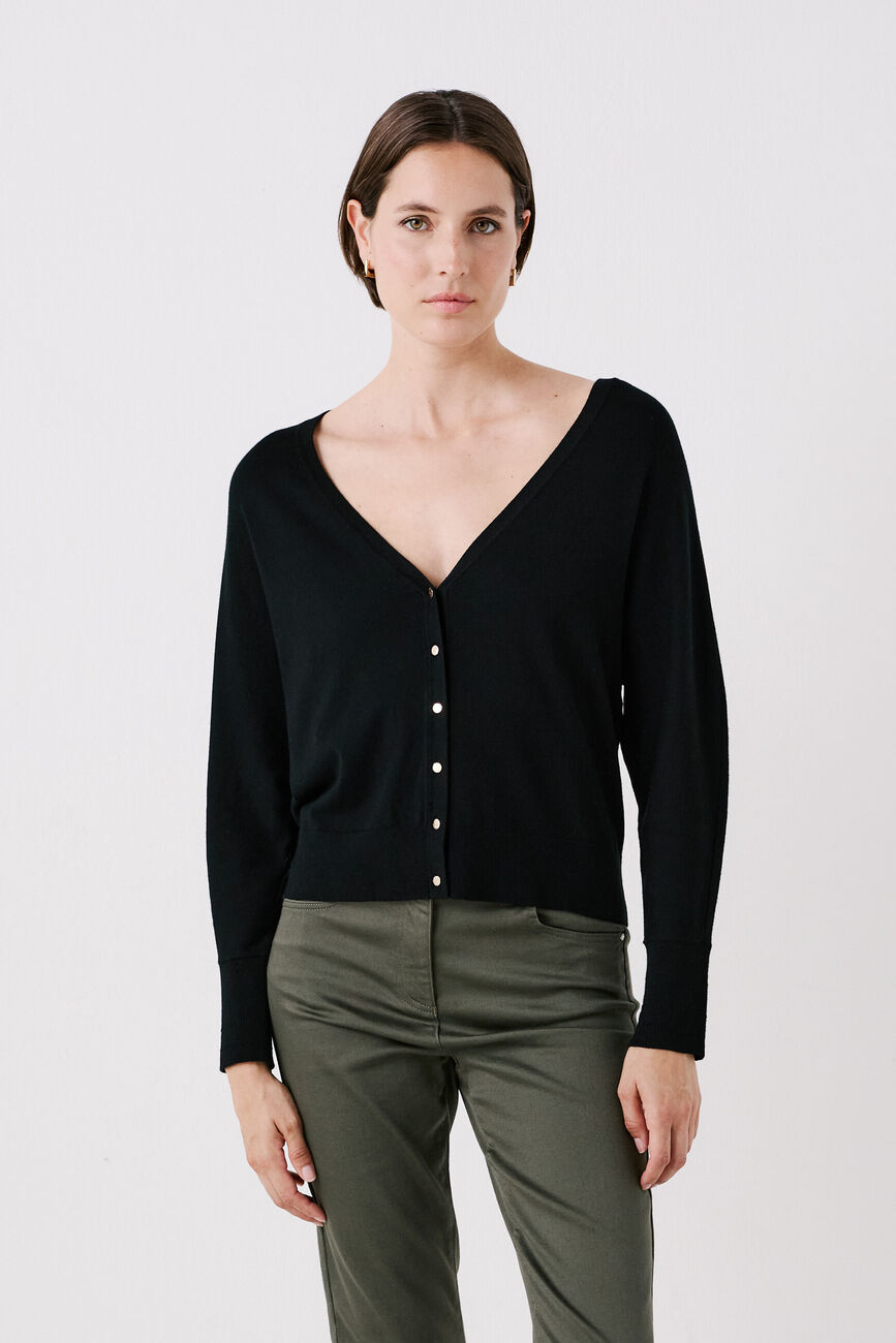 Gilet mlexia noir femme