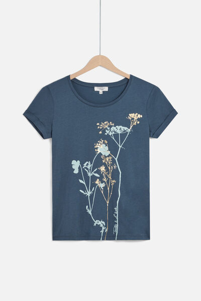 T-shirt Maxine blu navy donna