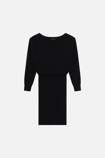 Vestido Rmary negro mujer