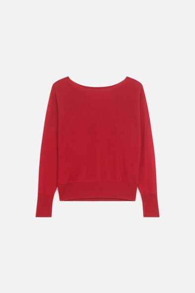 Pull miu2 bordeaux femme