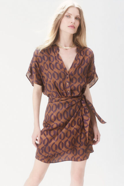 Jurk Rash camel vrouw