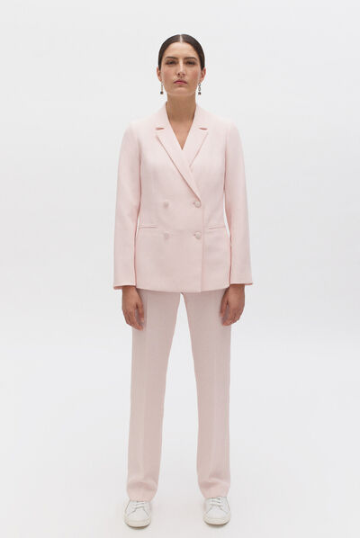 blazer yeleni rose pastel femme