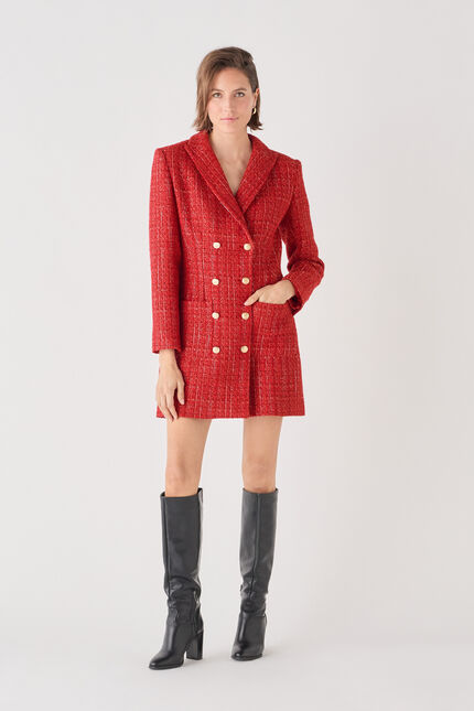 Veste Vchristmasl rouge femme