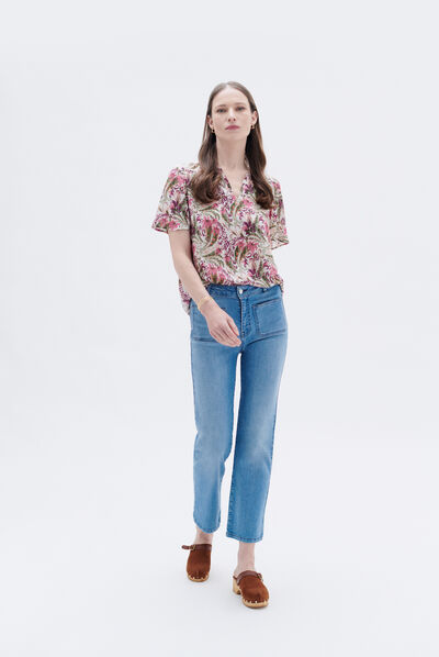Blusa Celiane2 rosa coral mujer