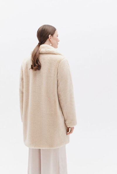 Manteau glovis marron femme
