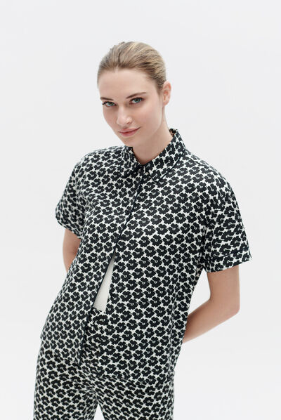 Camisa Cmeline preto mulher