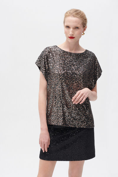 Blusa cawen preto mulher