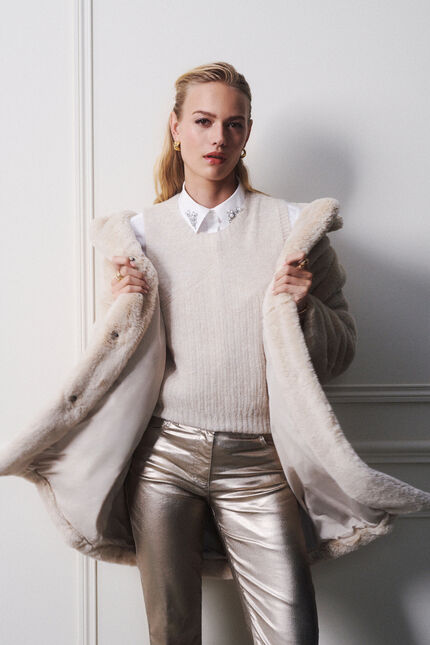 Poppy2 trousers gold woman