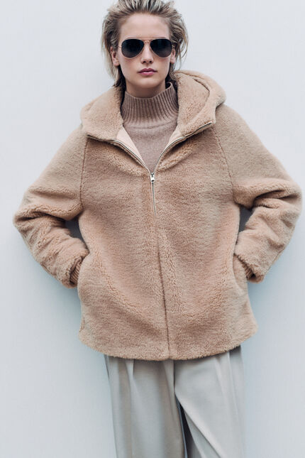 Manteau Grigri camel femme
