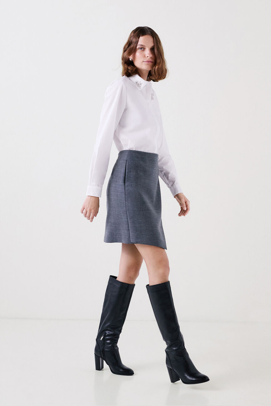 Chemise cjamice blanc femme