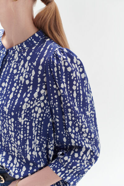 camicetta anya blu donna
