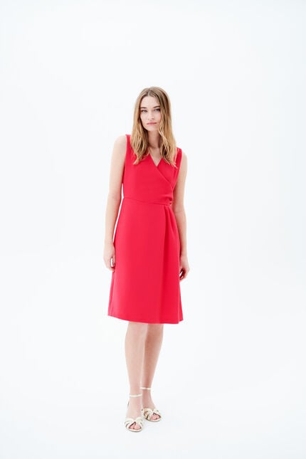Robe ricky rose fushia femme