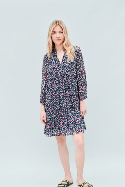 Robe galilee vert fonce femme