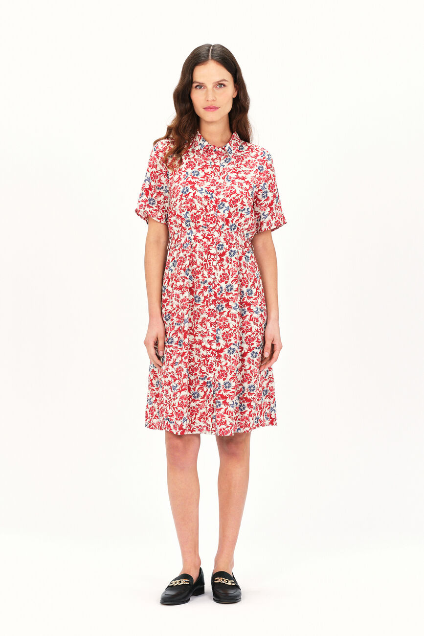Robe romeo rouge clair femme