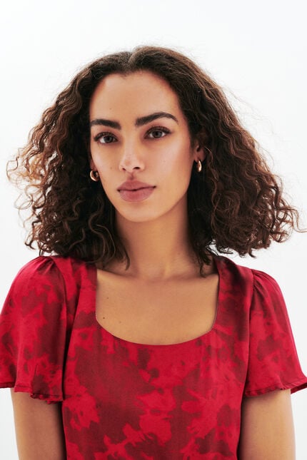 Rufina2 jurk framboosroze vrouw