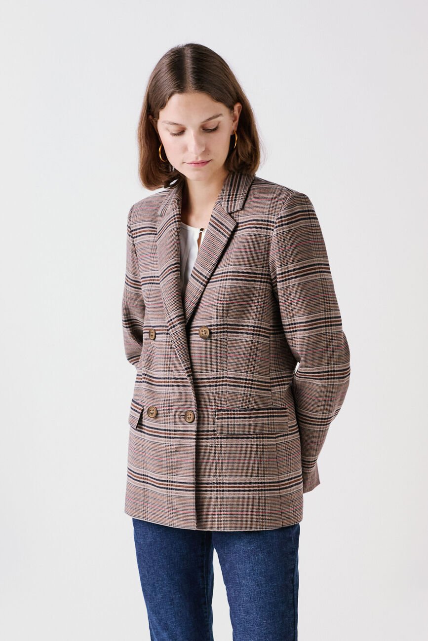 Veneziana jacket camel woman