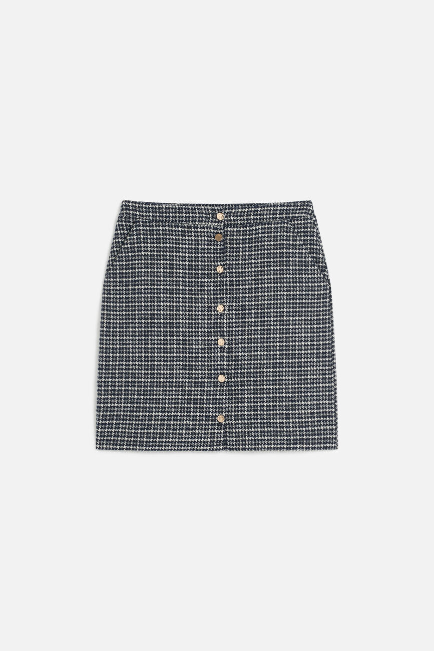 Jupe jenny bleu marine femme