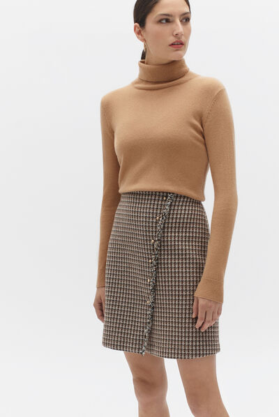 jupe marta taupe femme