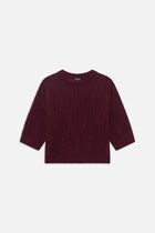 mchloe sweater plum woman