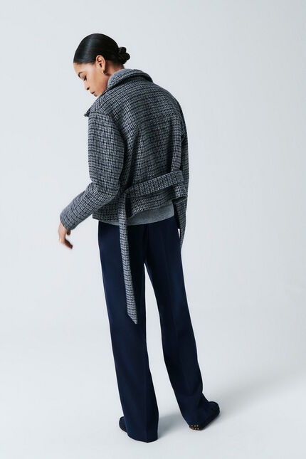 Manteau msomain gris femme